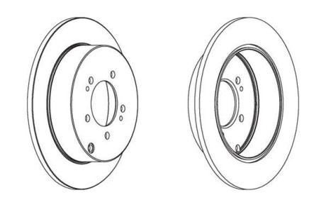 Гальмівний диск Jurid 562527JC