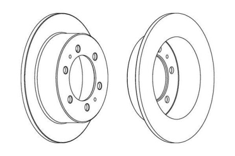 Гальмівний диск Jurid 562530JC