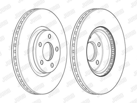 Диск гальмівний !.. Jurid 562624JC1