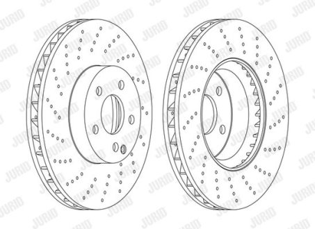 Диск гальмівний !.. Jurid 562634JC1 (фото 1)