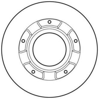 Гальмівний диск Jurid 562638JC