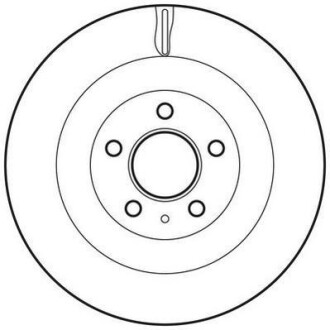Гальмівний диск Jurid 562645JC