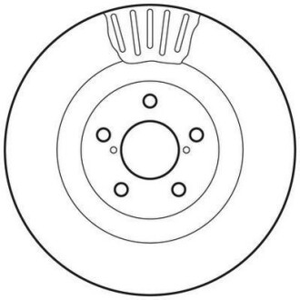 Тормозной диск Jurid 562677JC