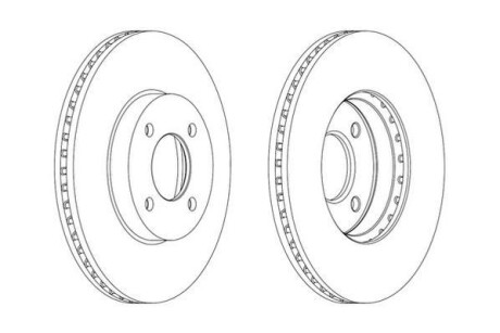 Гальмівний диск Jurid 562693JC