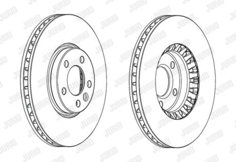 Диск гальмівний + !.. Jurid 562739JC1