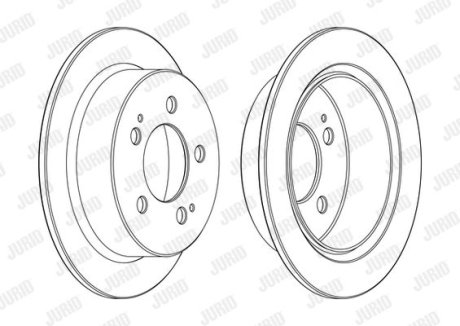 Тормозной диск Jurid 562775JC