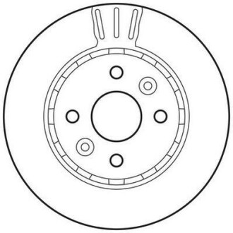 Гальмівний диск Jurid 562787JC