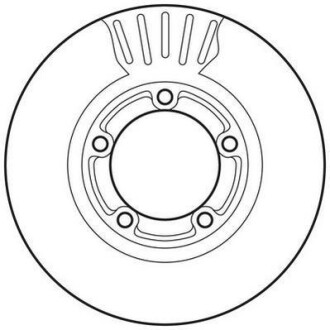 Диск гальмівний Jurid 562800JC
