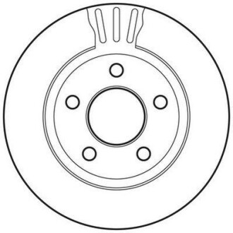 Тормозной диск Jurid 562802JC