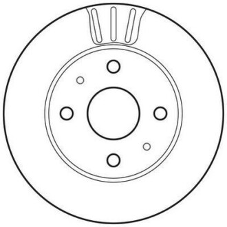 Тормозной диск Jurid 562814JC