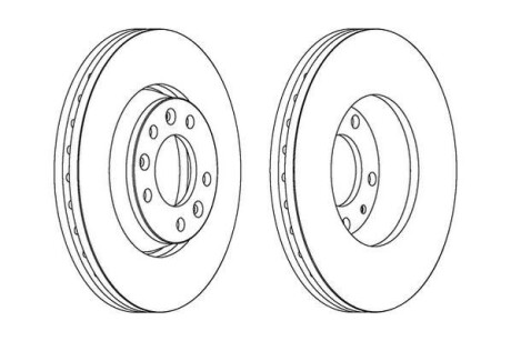Тормозной диск Jurid 562839JC