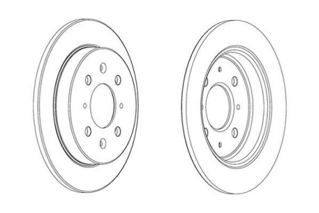 Тормозной диск Jurid 562851JC
