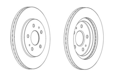 Тормозной диск Jurid 562853JC
