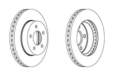 Диск гальмівний Jurid 562856JC