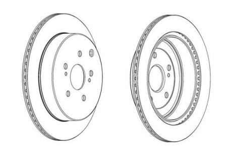 Гальмівний диск Jurid 562866JC