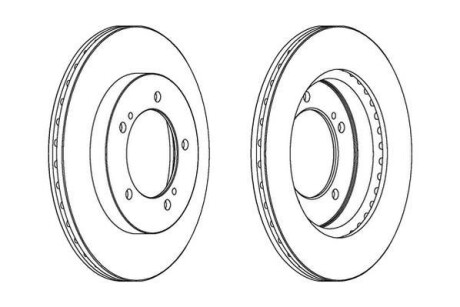 Гальмівний диск Jurid 562906JC