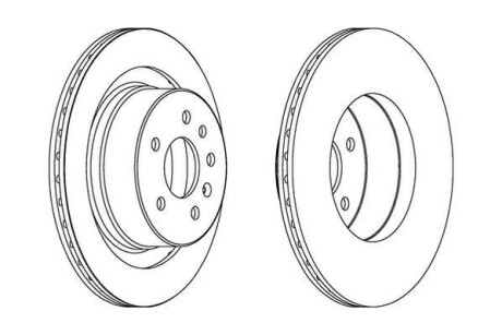 Гальмівний диск Jurid 562909JC