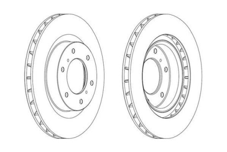 Гальмівний диск Jurid 562913JC