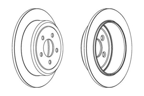 Гальмівний диск Jurid 562917JC