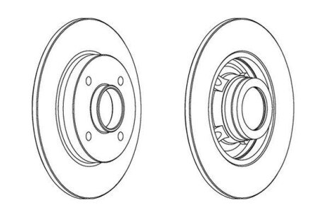 Гальмівний диск Jurid 562938JC1