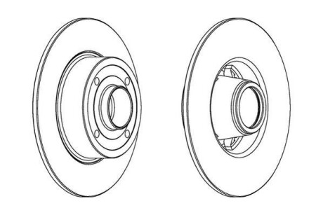 Гальмівний диск Jurid 562939JC1