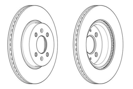 Гальмівний диск Jurid 562944JC