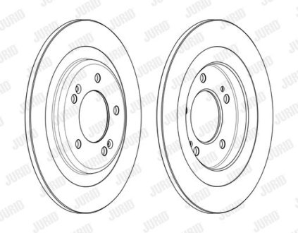 Гальмівний диск Jurid 563000JC