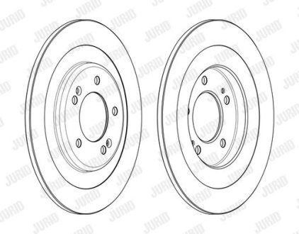 Гальмівний диск Jurid 563001JC