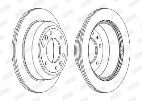 Гальмівний диск Jurid 563007JC