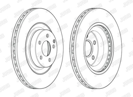 Диск гальмівний Jurid 563012JC-1