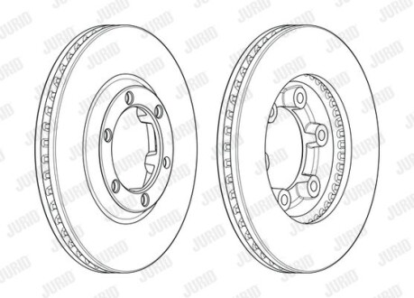 Диск гальмівний Jurid 563013JC
