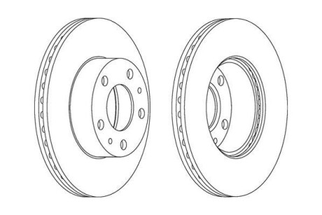 Гальмівний диск Jurid 563018J