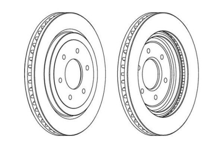 Гальмівний диск Jurid 563024JC1