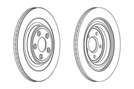 Гальмівний диск Jurid 563027JC