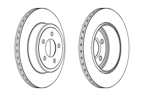 Гальмівний диск Jurid 563034JC1