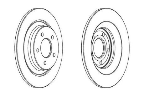 Диск гальмівний Jurid 563038JC