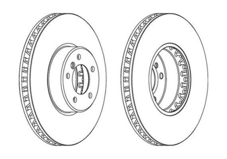 Гальмівний диск Jurid 563045JC1