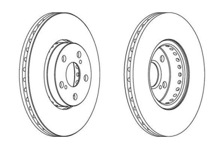 Гальмівний диск Jurid 563048JC