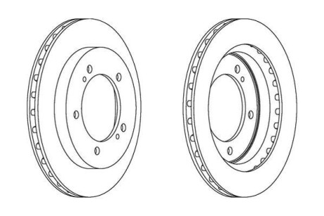 Гальмівний диск Jurid 563049JC