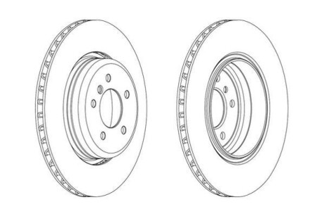 Гальмівний диск Jurid 563069JC