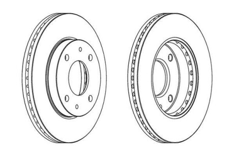 Гальмівний диск Jurid 563083JC