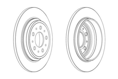 Гальмівний диск Jurid 563090JC