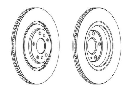 Гальмівний диск Jurid 563095JC