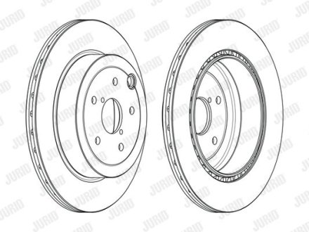 Гальмівний диск Jurid 563108JC
