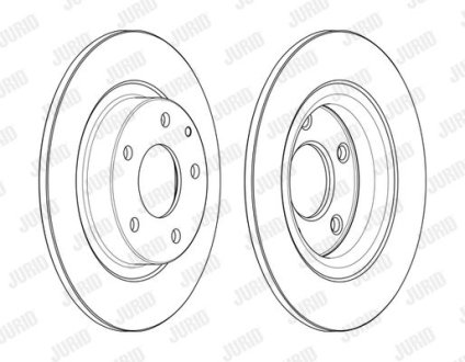 Гальмівний диск Jurid 563131JC