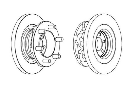 Гальмівний диск Jurid 569168J