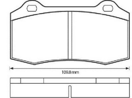 Колодки гальмівні дискові Jurid 573149J