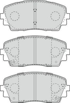 Комплект тормозных колодок, дисковый механизм Jurid 573420J (фото 1)