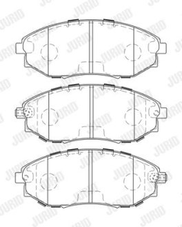 KLOCKI HAM./PRZ/ CHEVROLET EPICA 06- Jurid 573751J