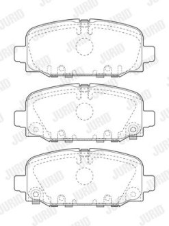 KLOCKI HAM./TYЈ/ JEEP COMPASS 16- Jurid 573824J